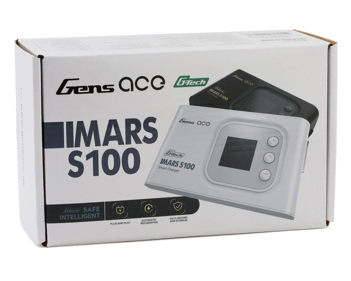 Gens Ace IMars S100 G-Tech Smart AC Balance Battery Charger (6S/10A/100W) (White)